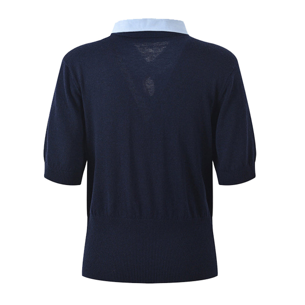 Thom Browne  Women Ribbon POLO shirt