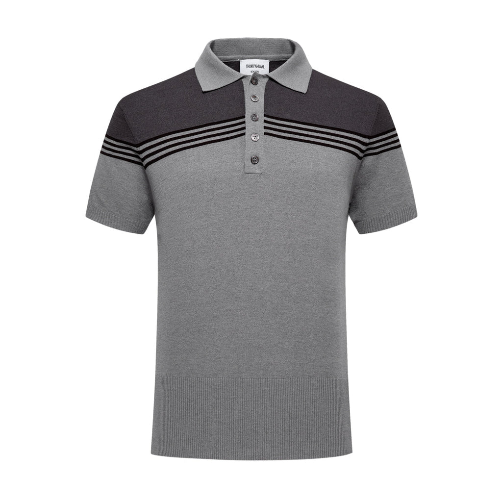 Thom Browne Grey POLO Shirt