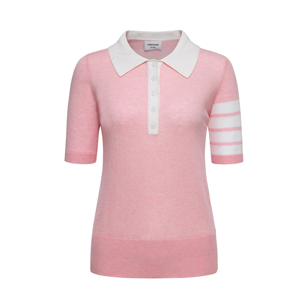 Thom Browne Women Flowers POLO shirt