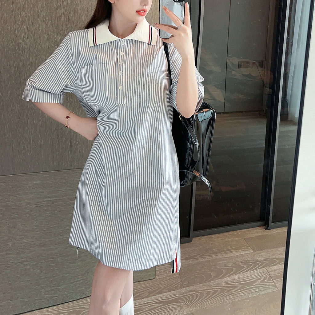 Thom Browne 2025 Colorblock Dress