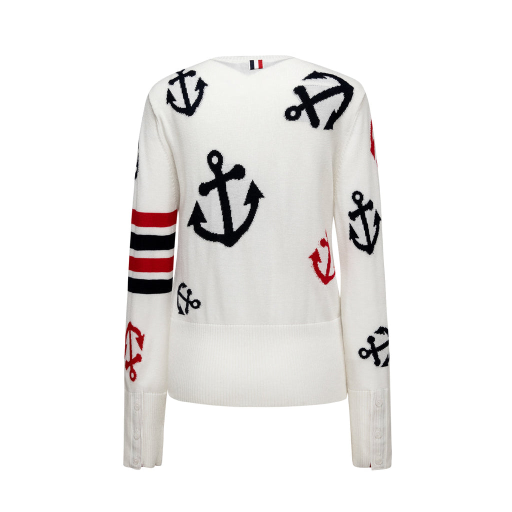 Thom Browne Women Anchor print Sweaters
