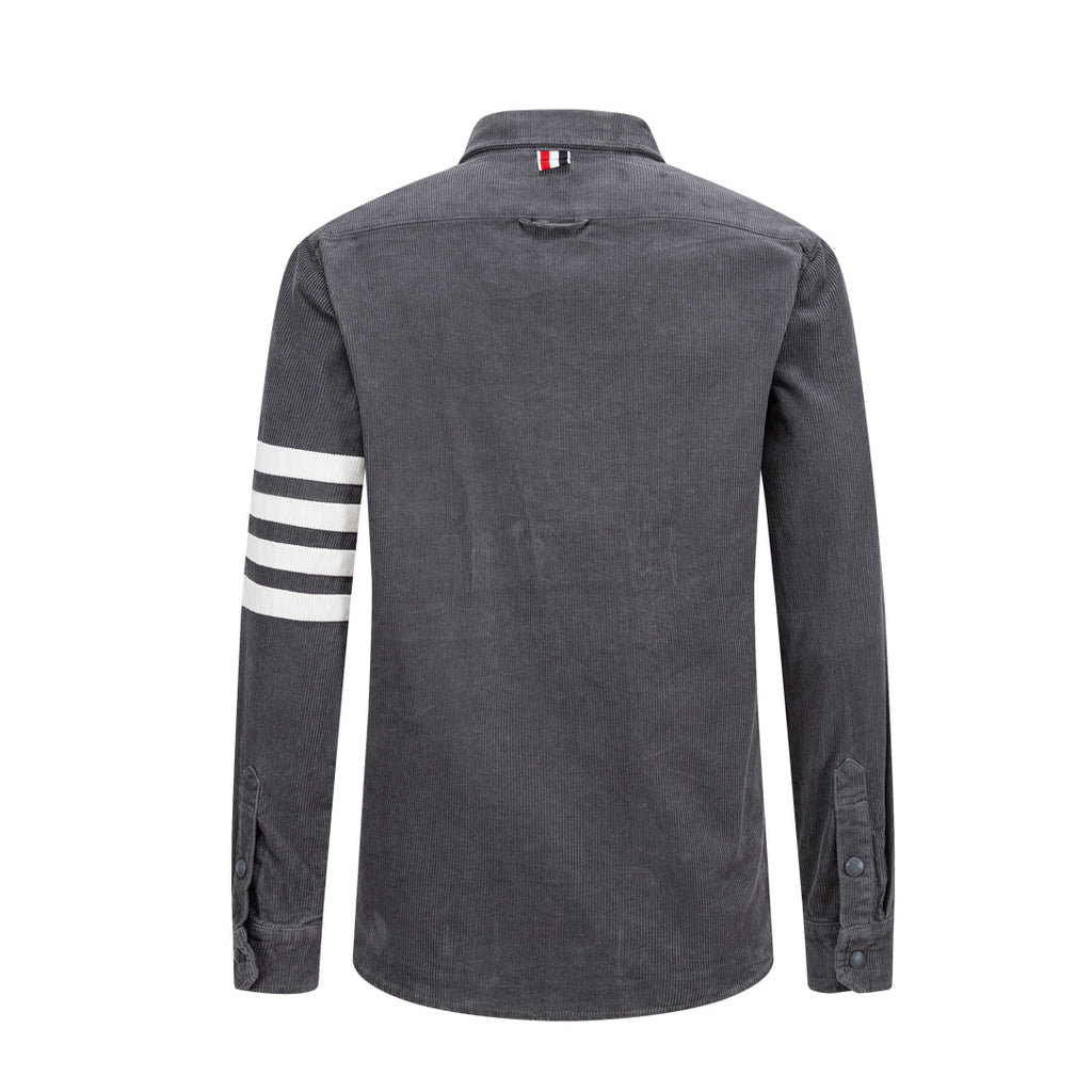 Thom Browne Man 4-Bar Thick Shirt