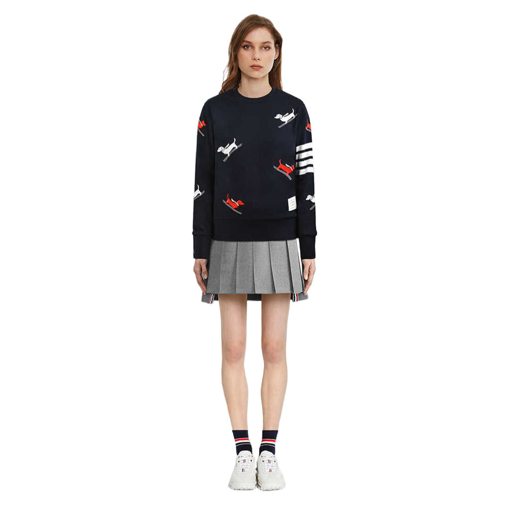 Thom Browne  Puppy Embroidery Sweatshirt