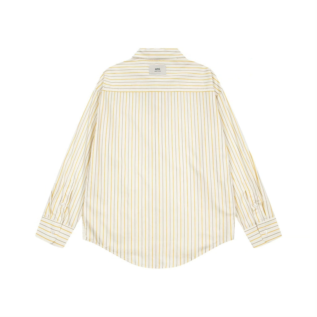 AMI PARIS Unisex striped shirt