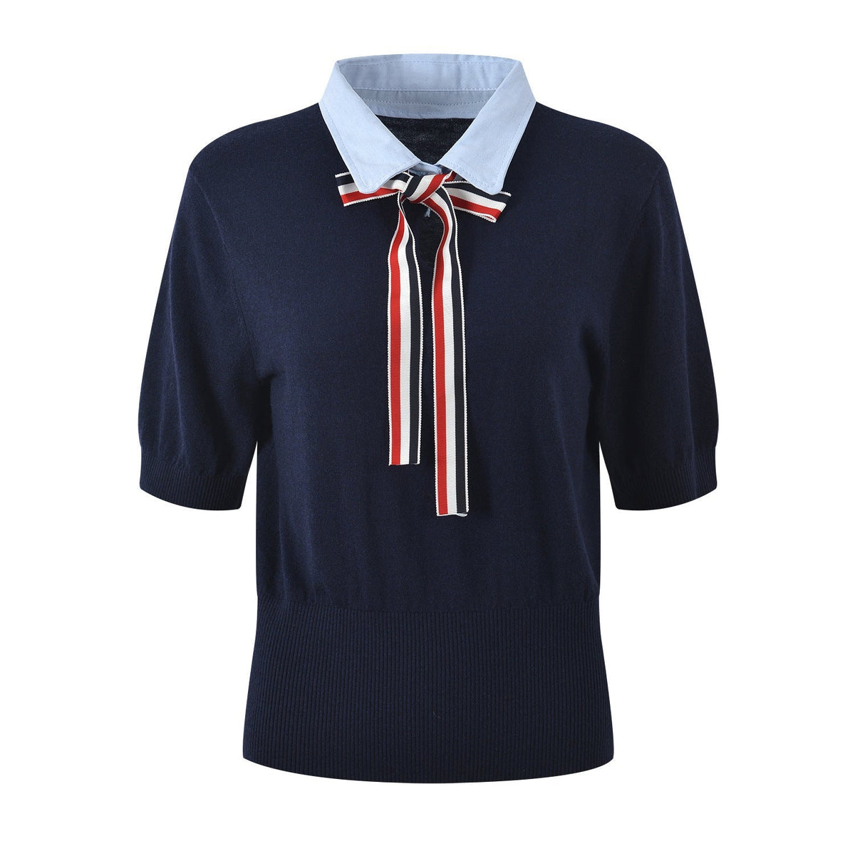 Thom Browne  Women Ribbon POLO shirt