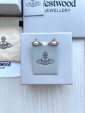 Vivienne Westwood Pearl & Rhinestone Stud Earrings